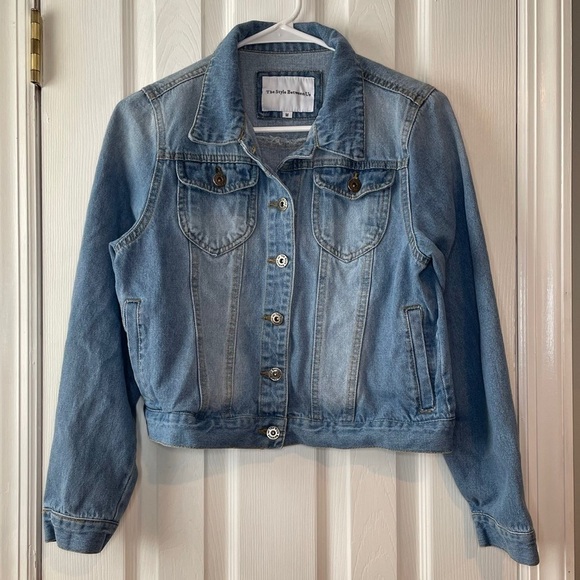 The Style Between Us Jean Jacket Junior Medium Denim - Picture 2 of 16